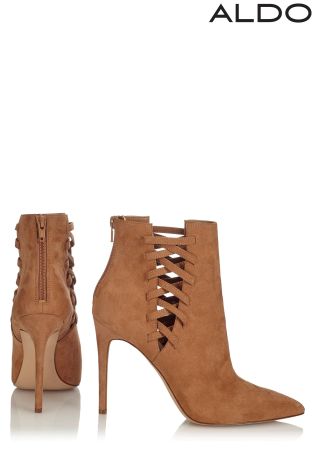 Aldo High Heel Pointy Toe Ankle Boots